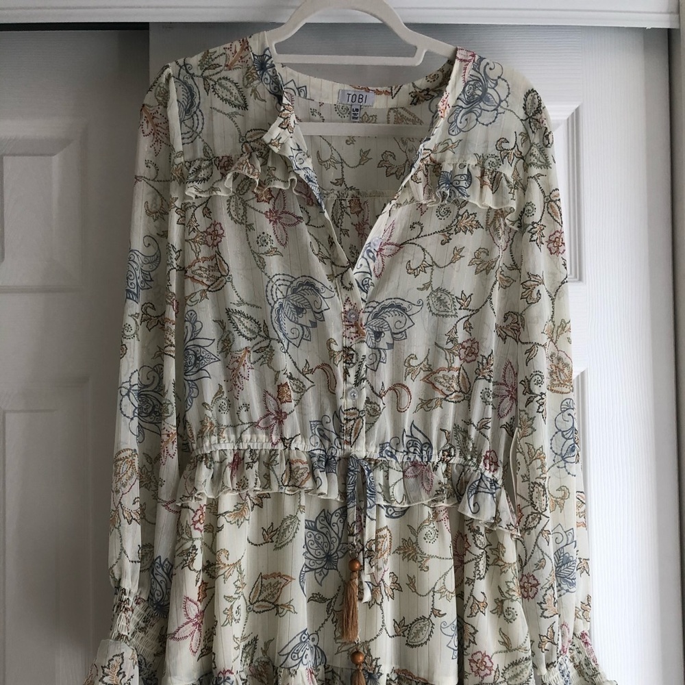 Babydoll Tobi midi dress